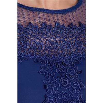 Блуза 458 "Ниагара", темно-синий