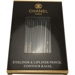 Карандаш для глаз Chanel Eyeliner & Lipliner Pencil Contour Kajal (цветные, 12 шт.)