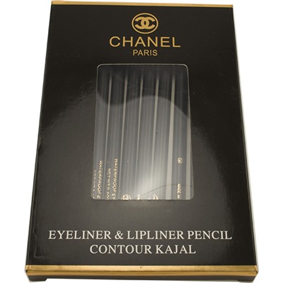 Карандаш для глаз Chanel Eyeliner & Lipliner Pencil Contour Kajal (цветные, 12 шт.)