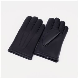 Перчатки мужские, размер 12, утеплитель искусственный мех, цвет чёрный