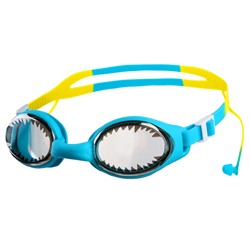 Очки для плавания детские + беруши, цвета микс