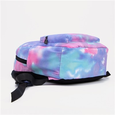 Рюкзак, отдел на молнии, наружный карман, 2 боковых кармана, поясная сумка, цвет фиолетовый