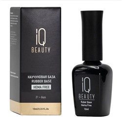 IQ Beauty Каучуковое базовое покрытие для гель-лака / Rubber Base Hema Free, 10 мл