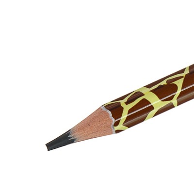 Карандаш чернографитный 3 мм ArtGraphix. Fun "Жираф", НВ, трёхгранный, пластиковый корпус