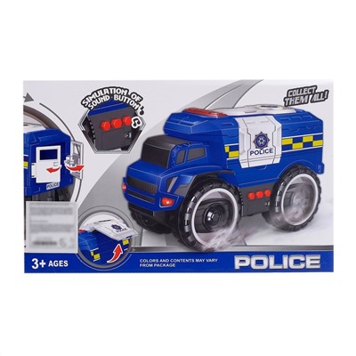 Машина инерционная «Полиция», световые и звуковые эффекты