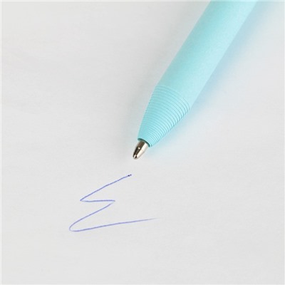 Эко-ручка МИКС, синяя паста, 1.0 мм