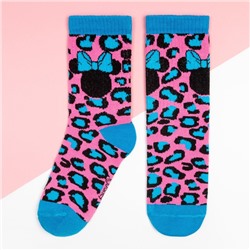 Носки «Минни Маус», Disney, цвет розовый/голубой, 18-20 см