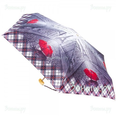 Плоский зонт Три слона L5601(681)-13J для женщин