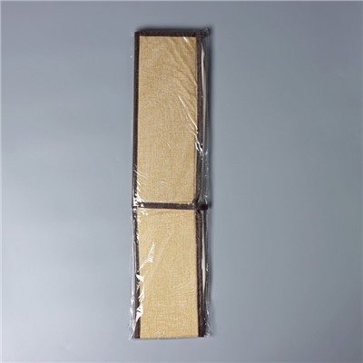 Органайзер для хранения белья с прозрачной крышкой Доляна «Тео», 6 отделений, 32×23×12 см, цвет бежево-коричневый