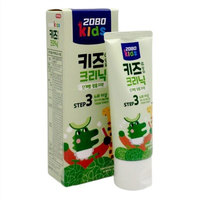 Dental Clinic 2080 Зубная паста для детей с фруктовым вкусом / Kids Alparklinic 3 Step Toothpaste 6+, 80 г