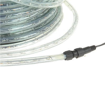 LED шнур 13 мм, круглый, 100 м, чейзинг, 3W-LED/м-36-220V. в компл. набор д/подкл. МУЛЬТИ