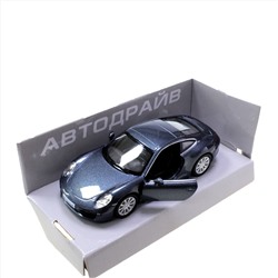 Модель машины Porsche 911 Carrera S масштаб 1:32 (длинна 12см)  графитового цвета.