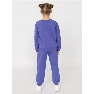 CSKG 90238-44-395 Комплект для девочки (джемпер, брюки),фиолетовый
