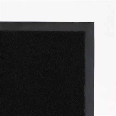 Коврик придверный влаговпитывающий Tuff, 80×50 см, цвет черный