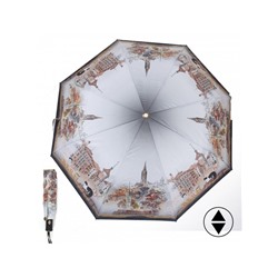 Зонт женский ТриСлона-L 3844 А,  R=58см,  суперавт;  8спиц,  3слож,  набивной,  "Эпонж",  Берн 235265