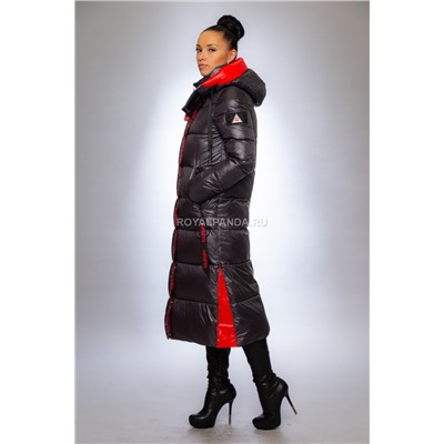 Женская куртка зимняя F 1367 графит