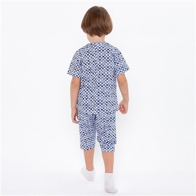 Пижама для мальчика, цвет микс, рост 128-134 см (36)