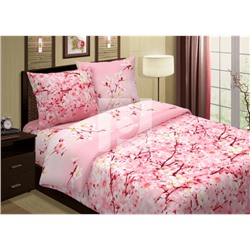 Комплект постельного белья из поплина САКУРА розовый