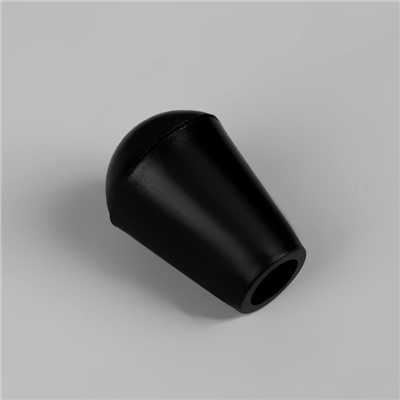 Набор наконечников для шнура d = 4 мм, 1,7 × 1,2 см, 100 шт, цвет чёрный