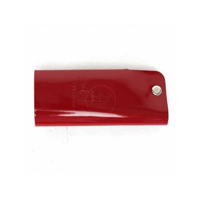 Футляр для ключей Premier-К-902 (кольцо+карабин)  натуральная кожа красный гладкий (135)  233124