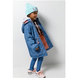 Пальто детское для девочек Klum синий