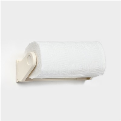 Держатель для бумажных полотенец Доляна, 26×13×10 см, цвет белый