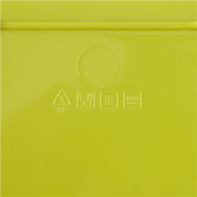 Контейнер пищевой со столовыми приборами «Take&Go», 1,1 л, 20,3×13,2×7 см, цвет зеленый