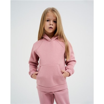 Костюм детский с начёсом (толстовка, брюки) KAFTAN "Basic line" р.28 (86-92), розовый