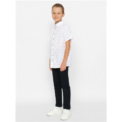 CWJB 63281-20 Рубашка для мальчика,белый