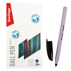 Ручка шариковая Berlingo Instinct, 0,7мм, синяя, корпус микс