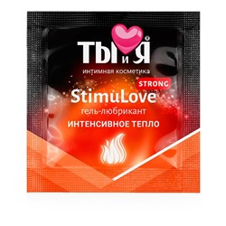 Гель-смазка Ты и Я Stimulove strong, на водной основе, разогревающая, 4 мл