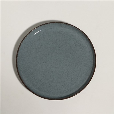 Тарелка "Pearl", d=19 см, синяя, фарфор