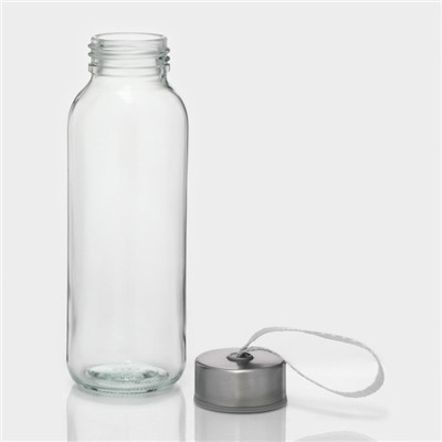 Бутылка для воды стеклянная в чехле «Единорожек», 300 мл, h=16,5 см