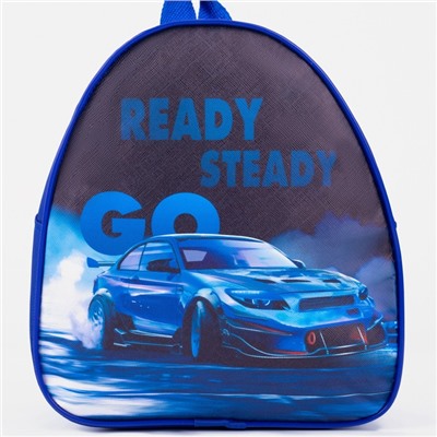 Рюкзак детский Ready steady go, 23х20,5 см