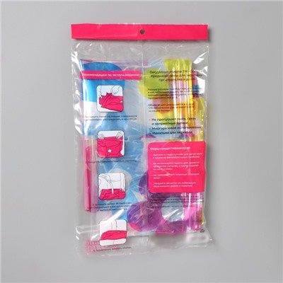 Вакуумный пакет для хранения вещей Доляна, 60×80 см, с рисунком