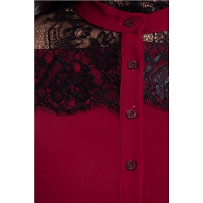 Блуза 462 "Ниагара", светло-бордовый