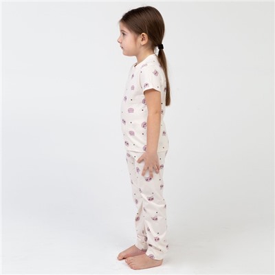 Пижама детская для девочки KAFTAN "Dream" р.30 (98-104), бежевый