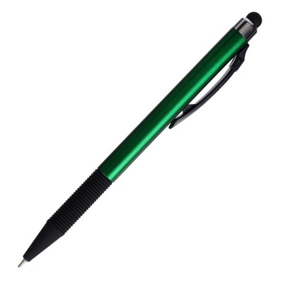 Ручка шариковая автоматическая 0,7мм синяя масляная,Vinson корпус МИКС резиновым держателем,штрихкод