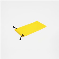 Футляр для очков на затяжке, длина 17.5 см, цвет жёлтый
