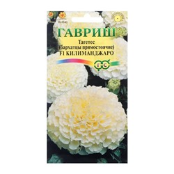 Семена цветов Бархатцы прямые (Тагетес) "Килиманджаро", F1, 0,05 г