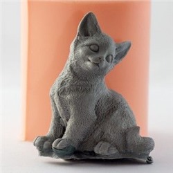 Силиконовая форма для мыла - 3D - Кот №5