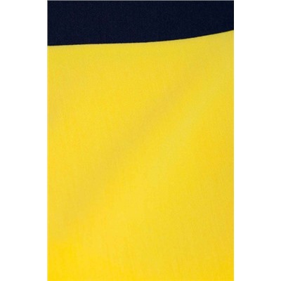Платье женское 105 "Гольяно", ярко-желтый/темно-синий