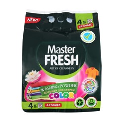 Порошок для стирки Master FRESH, COLOR, биоразлогаемый, 4 кг