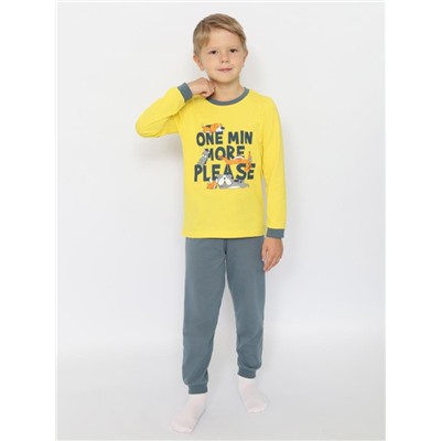CWKB 50136-30 Комплект для мальчика (джемпер, брюки),желтый