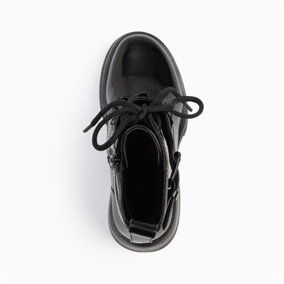 Ботинки (ботильоны) для девочки, цвет черный, р-р 32