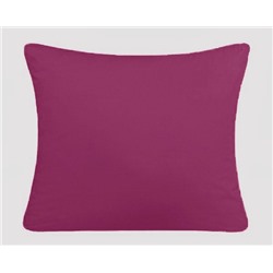 Комплект наволочек трикотажных 2 шт. 70X70 Fuchsia (на молнии) (фуксия)