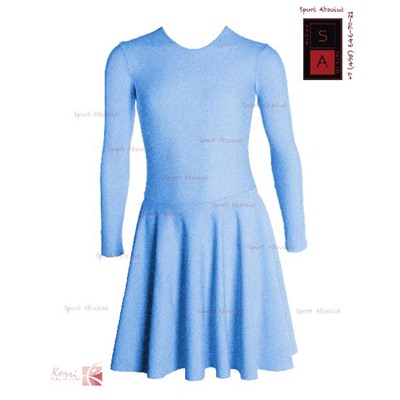 Рейтинговое платье Р 39-011 ПА голубой
