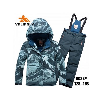V9022-G Зимний костюм для девочки Valianly (128-158)