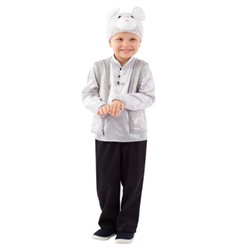 1065 к-20 Карнавальный костюм "Мышонок Матвей" (рубашка, жилетка, шапка)