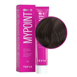 TEFIA Mypoint 6.113 Перманентная крем-краска для волос / Темный блондин матовый, 60 мл